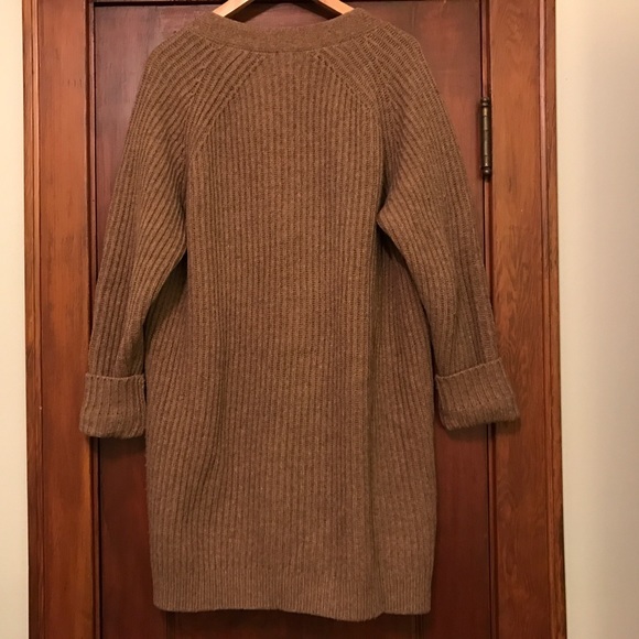Camel colored Paul by Paul Smith wool cardigan. - Picture 3 of 6